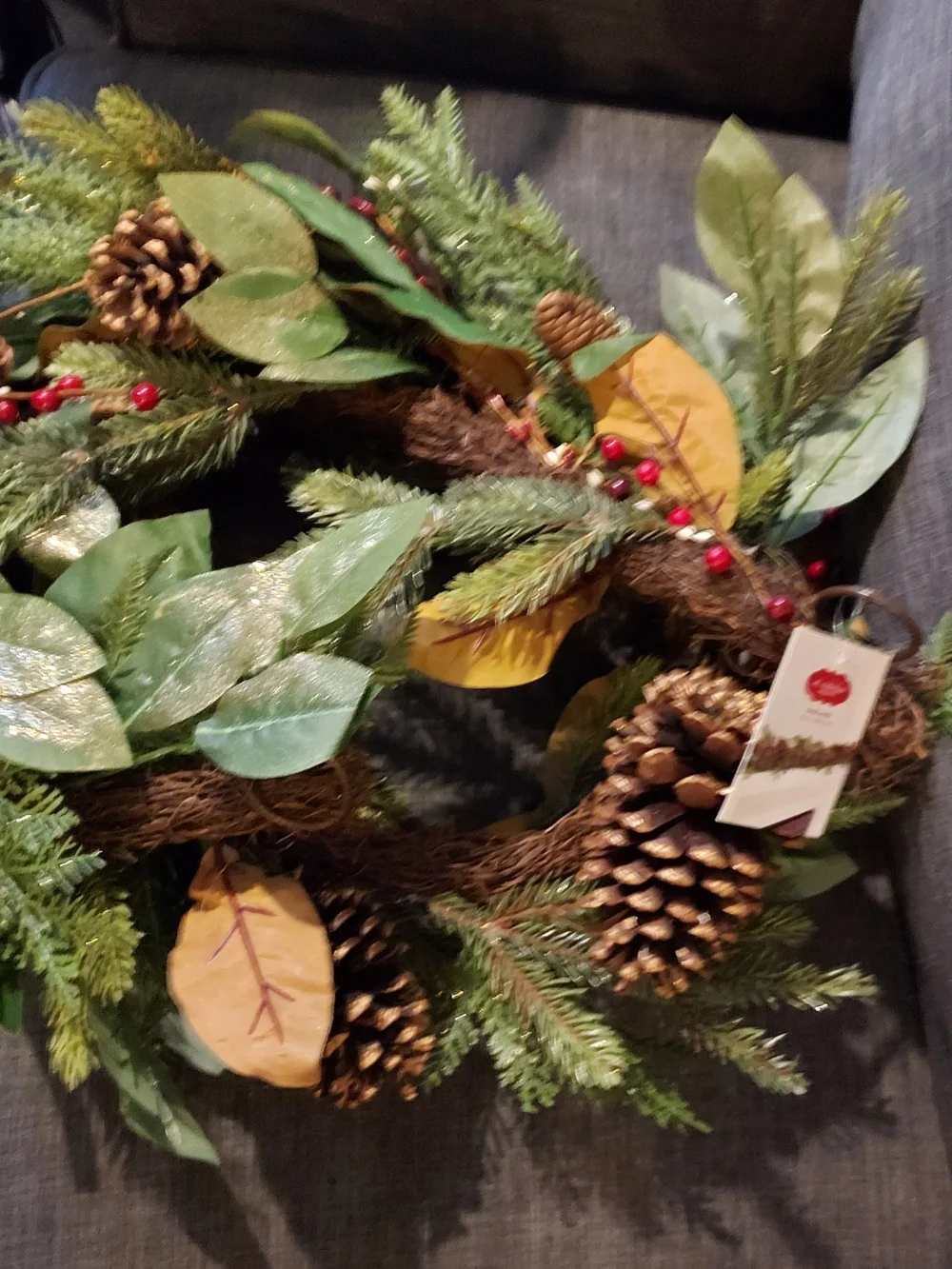 St. Nicholas Square Greenery and Pinecone Holiday Garland - 72 Inches
